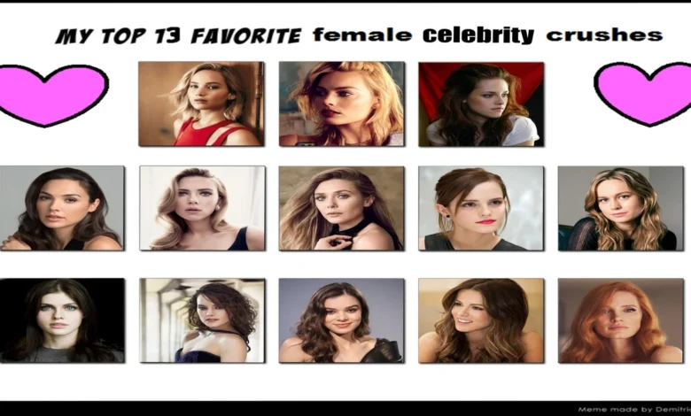 Female Celebrity Crush