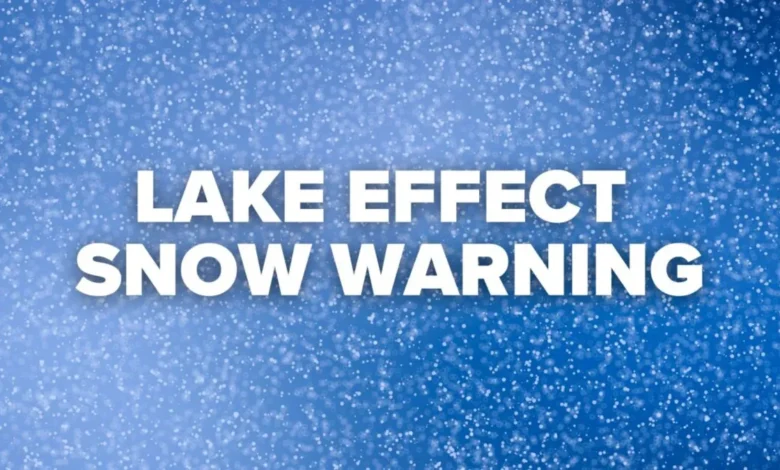 Lake Effect Snow Warning