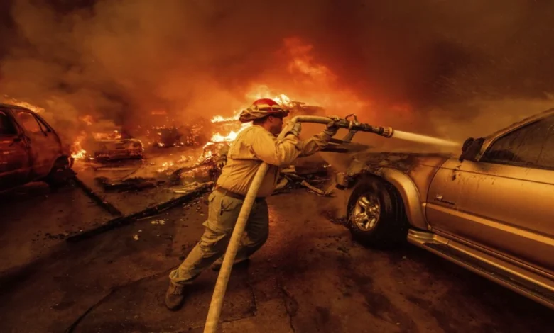 The Hollywood Hills Fire