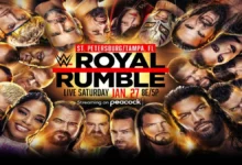 WWE Royal Rumble Match Card