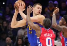 Denver Nuggets vs 76ers Match Player Stats