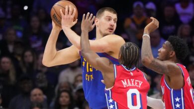 Denver Nuggets vs 76ers Match Player Stats