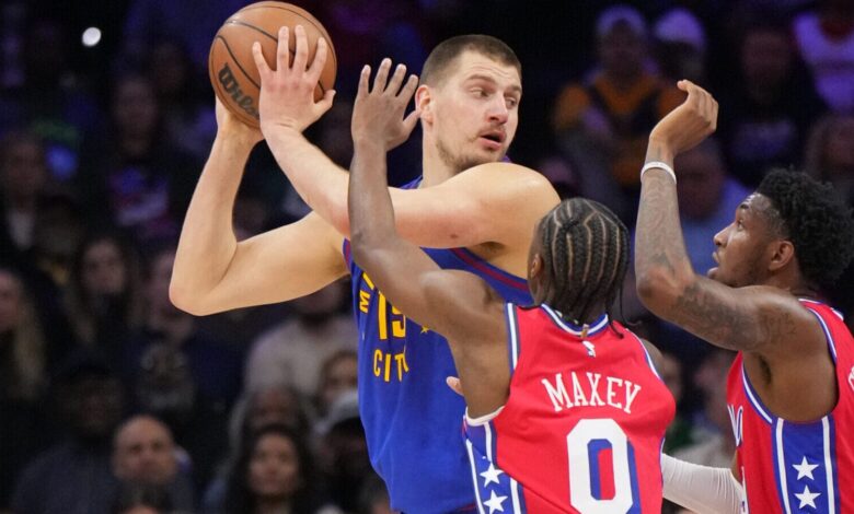 Denver Nuggets vs 76ers Match Player Stats