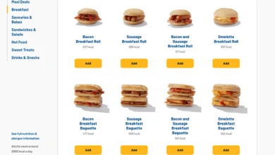Greggs Price List