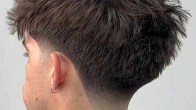 Long Hair Low Taper Fade