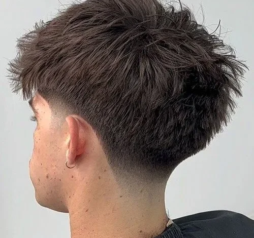 Long Hair Low Taper Fade