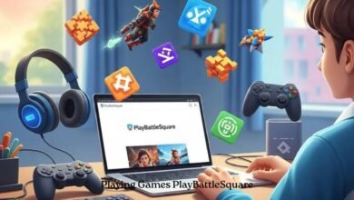 Playing Games PlayBattleSquare